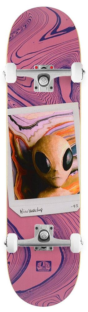 Alien Workshop Polaroid Redux Purple x Venom Custom Complete Skateboard - 7.625
