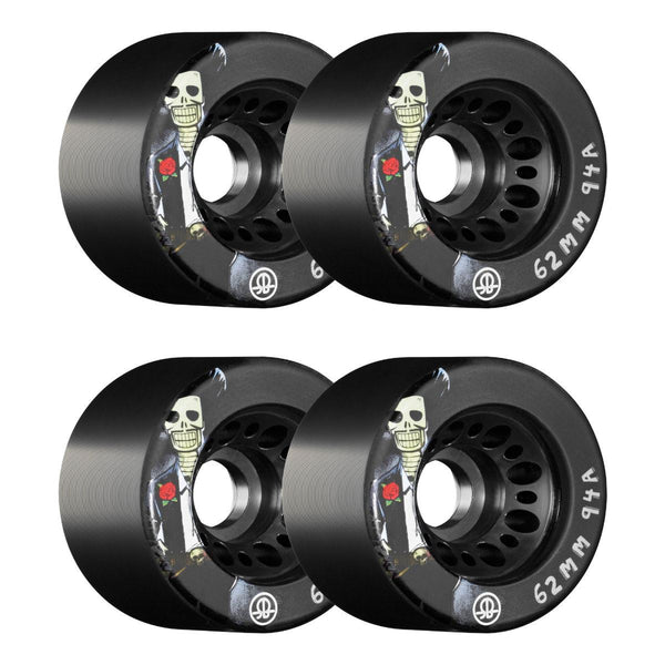 Rollerbones - Dotd Speed Black (4) - / 94a Skateboard Wheels - 62mm