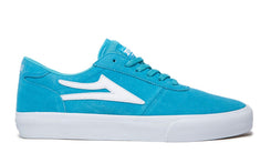 Lakai Manchester Skate Shoes - Cyan Blue - Skatewarehouse.co.uk