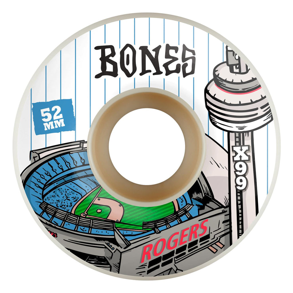 BONES Skateboard Wheels X-Formula TJ Rogers Centre V1 99A - Skatewarehouse.co.uk