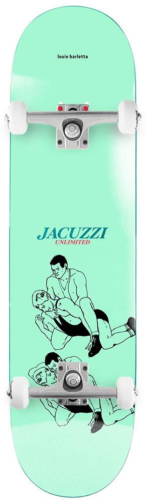 Jacuzzi Unlimited Louie Barletta State Champ EX7 Mint x Venom Custom Complete Skateboard - 8.25