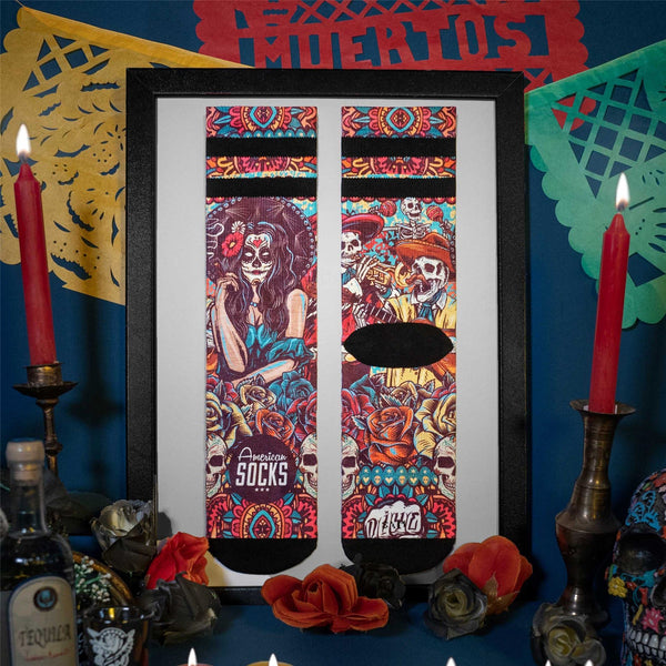 American Socks Día de los muertos - Mid High Socks