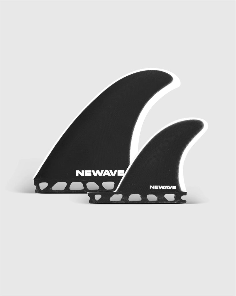 NewaveSurf Newave - Twin Fin +Trailer - Black & White Accessories