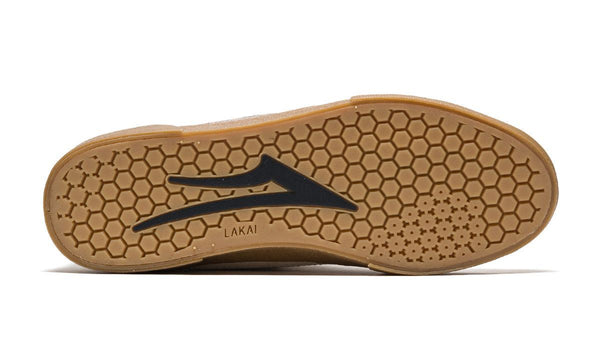 Lakai Cambridge Cream Suede Skate Shoes - Skatewarehouse.co.uk