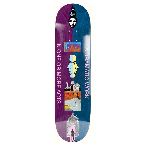 Opera Trey Wood Dramatic EX7 Purple/ Blue Skateboard Deck - 8.25