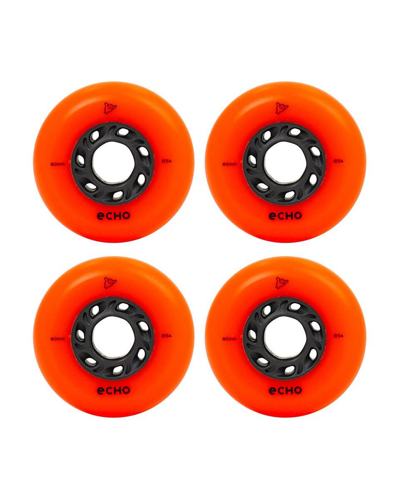 Echo Drift Wheels 80mm Pack of 4 - Orange - Skatewarehouse.co.uk