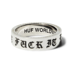 HUF Old E Ring (Silver) Skateboard Deck - 7.0"
