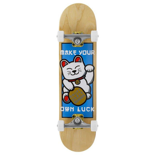 Enuff Lucky Cat White Complete Skateboard - 8.0
