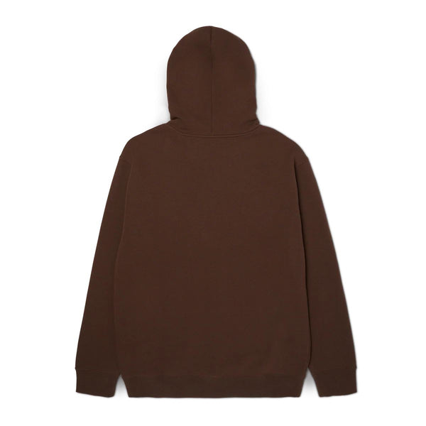 HUF Classic Logo F / Z Hoodie (Chocolate)