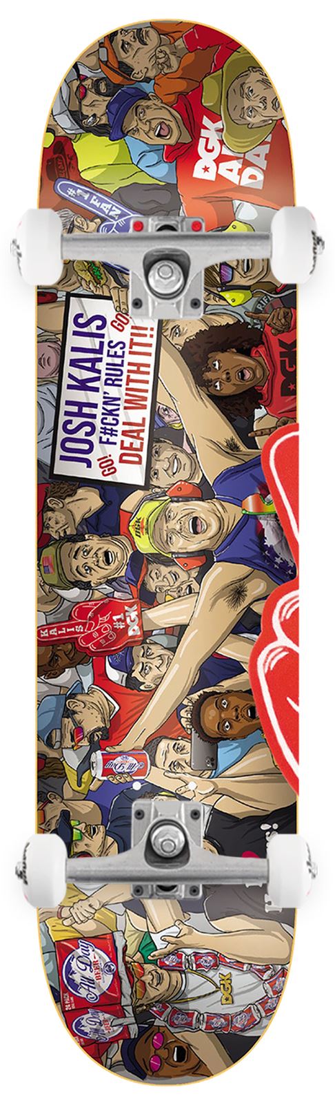DGK Deal With It Kalis x Venom Custom Complete Skateboard - 8.25