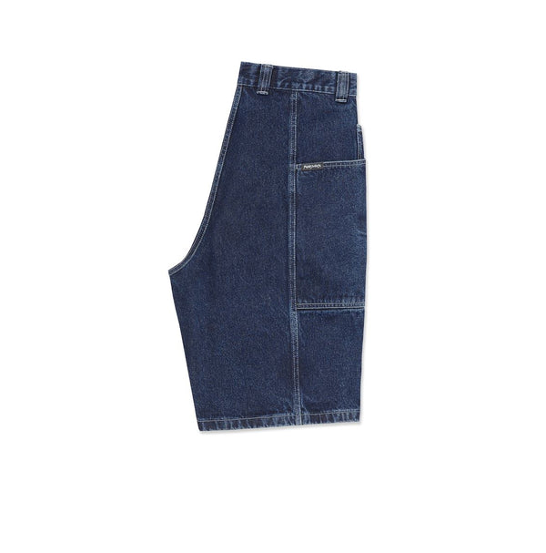 Jiro Shorts (Dark Blue w / White Stitching)