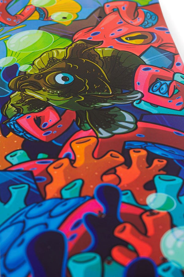 Enuff Designer Lost at Sea Goldfish Skateboard Deck - 8.25