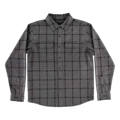 Independent Shirt Belmont Flannel Top - Black / Grey - Skatewarehouse.co.uk