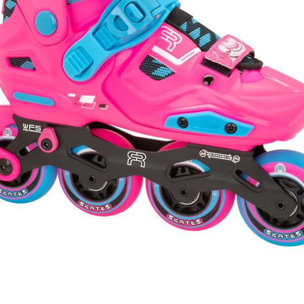 FR EZX Adjustable In-Line Skates - Pink / Sky Blue