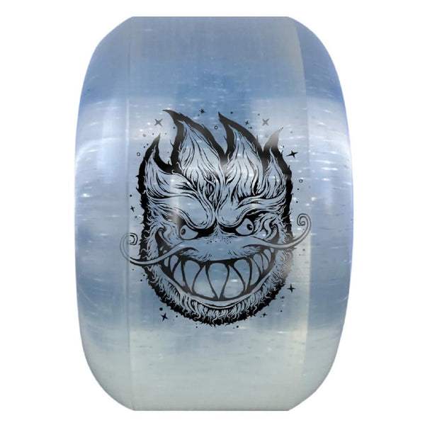 Spitfire X Grimple Skateboard Wheels Sapphire Grimple Dust - Clear W / Silver Glitter - Skatewarehouse.co.uk