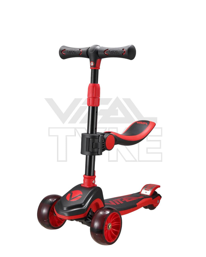 Vital Tyke 3 Wheel Scooter - Scooters - Tyke 3 Red