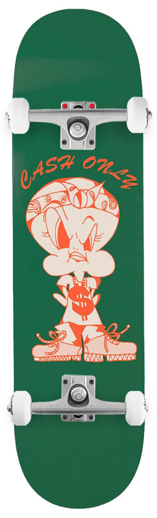 Cash Only 'Bird' x Venom Custom Complete Skateboard - 8.0" - Skatewarehouse.co.uk