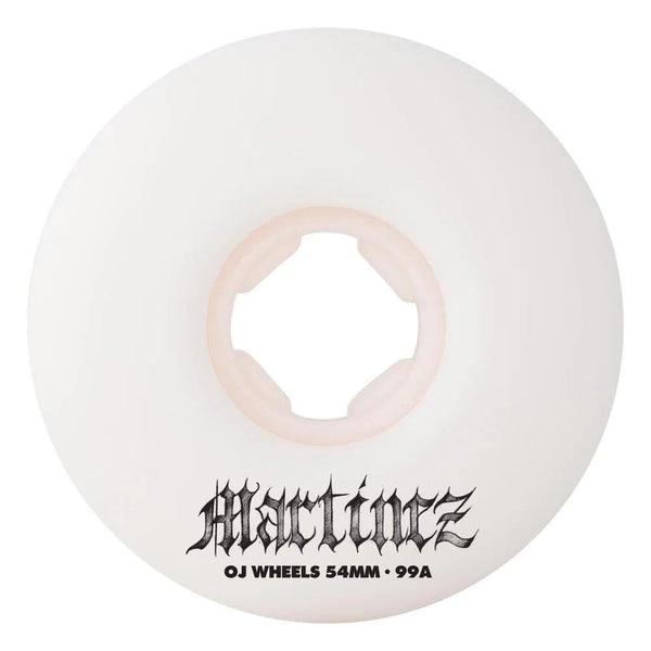 OJ Skateboard Wheels 54mm Milton Martinez Guero - White - Skatewarehouse.co.uk