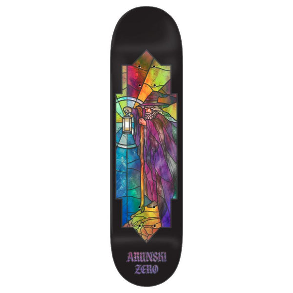 Zero Skateboard Stained Glass Adam Arunski Skateboard Deck - 8.5