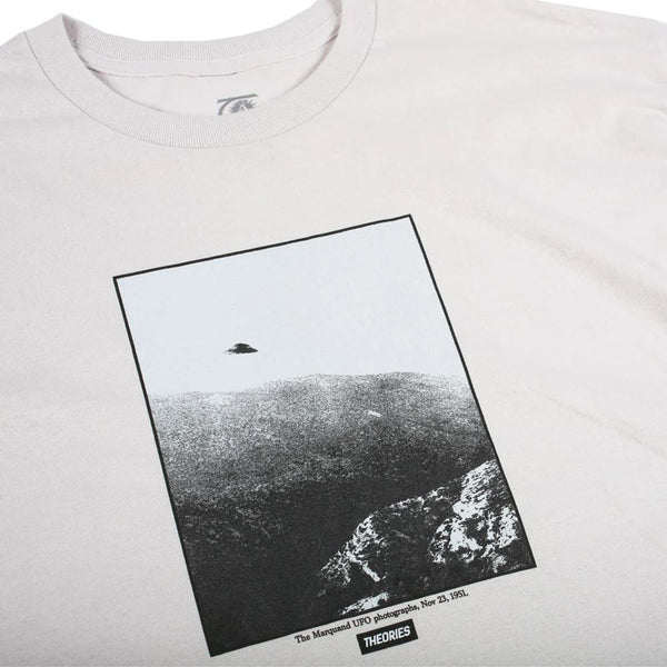 Theories Of Atlantis Marquand UFO Tee Silver - Skatewarehouse.co.uk