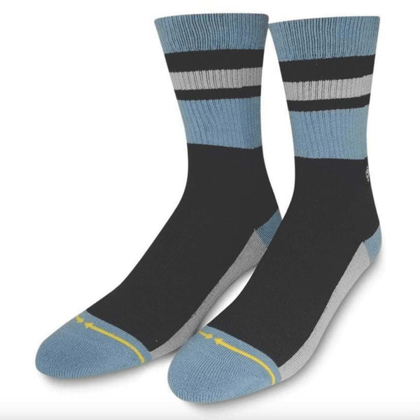 Merge4 Haven Black Classic Crew Socks - Skatewarehouse.co.uk