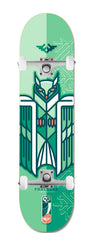 Fracture x Jono Wood Green x Venom Skateboards Custom Complete Skateboard - 8.25