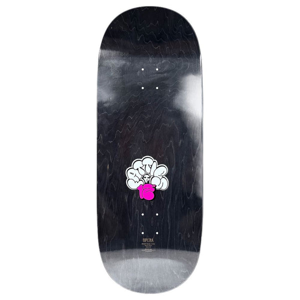 Opera Fatties Torn Spike Ex7 Brown / Yellow Skateboard Deck - 12