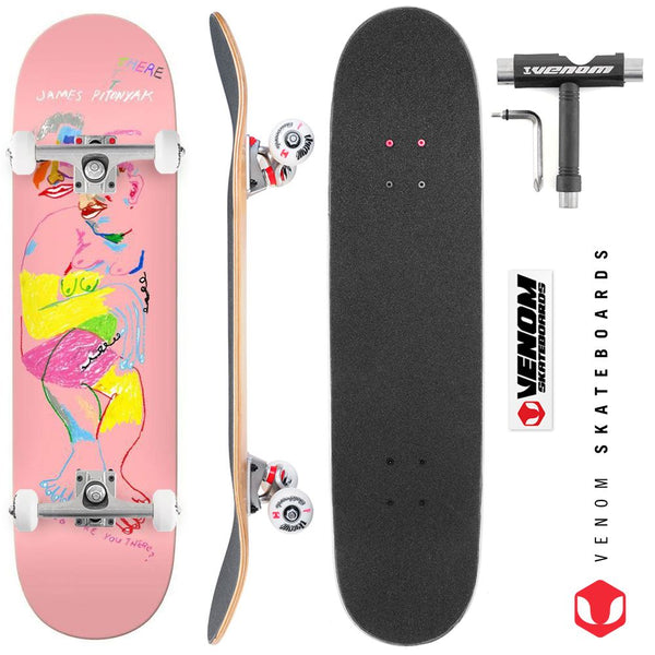 There James Hi James Full Custom Complete Skateboard - 8.25