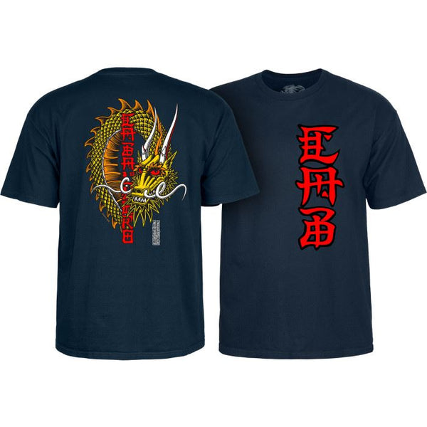 Powell Peralta Steve Caballero Ban This Tee Navy - Skatewarehouse.co.uk