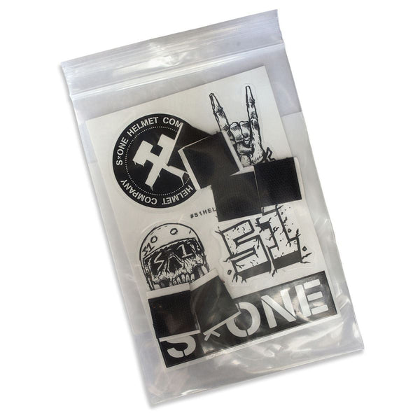S1 Lifer Helmet - Velcro Kit (6 Piece Set)
