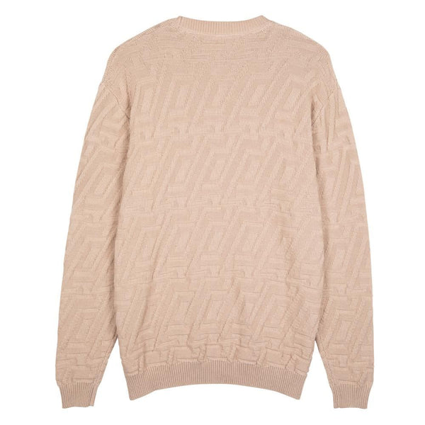 Santa Cruz Crew Wharf Knit Crew - Oat - Skatewarehouse.co.uk