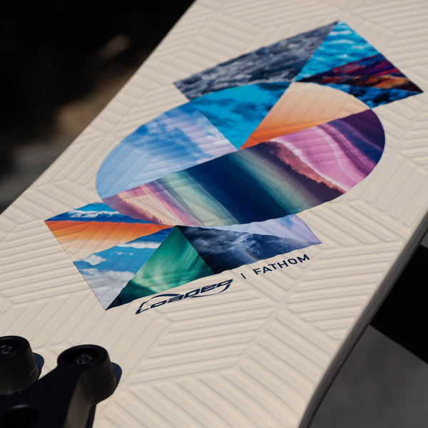 Loaded Boards Fathom Strata - Carving - Bee's Knees Orange Longboard Complete
