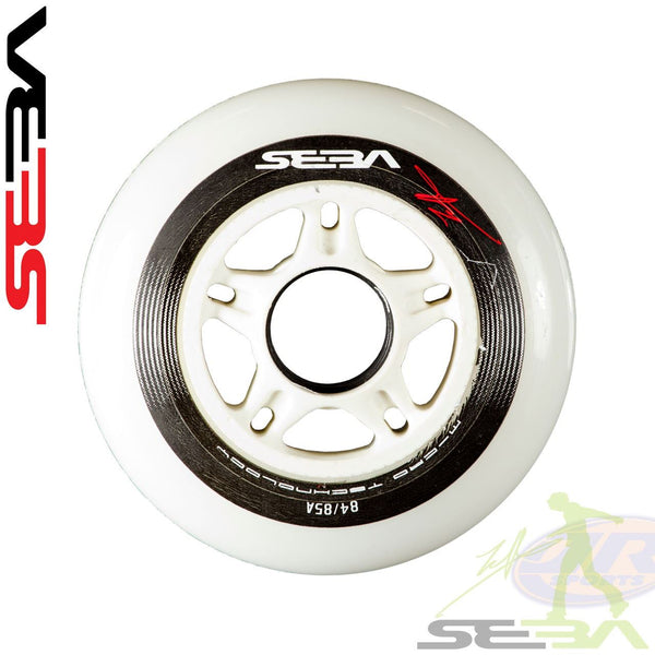 Seba Cw White Wheel 72Mm (Set of 4 Wheels) - Skatewarehouse.co.uk