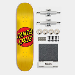 Santa Cruz Set Classic Dot w Bullet & Ricta Complete Skateboard - 7.75"