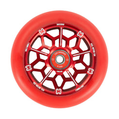 CORE Hex Hollow Stunt Scooter 110mm - Red Scooter Wheels