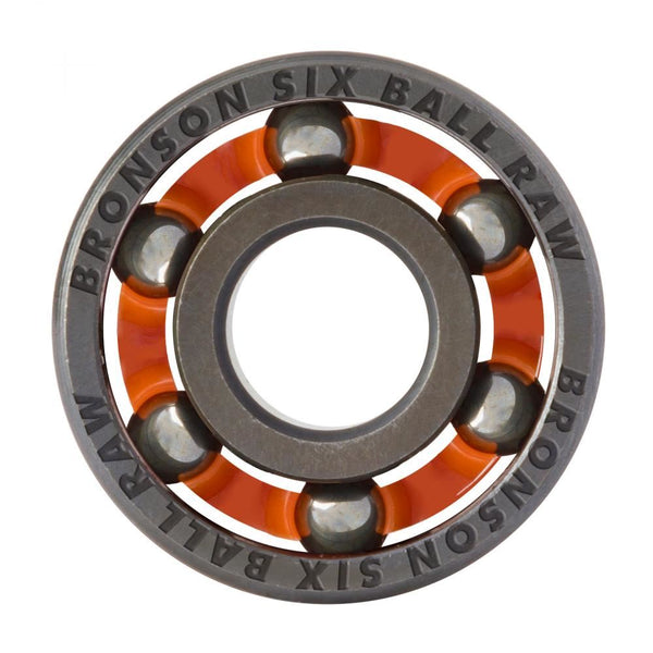 Bronson Speed Co. Skateboard Bearings Raw 6 Ball (pk of 8)