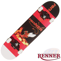 Renner A Inc Abec 5 & Black Trucks - A18 Sting Iii Complete Skateboard - 7.75" - Skatewarehouse.co.uk
