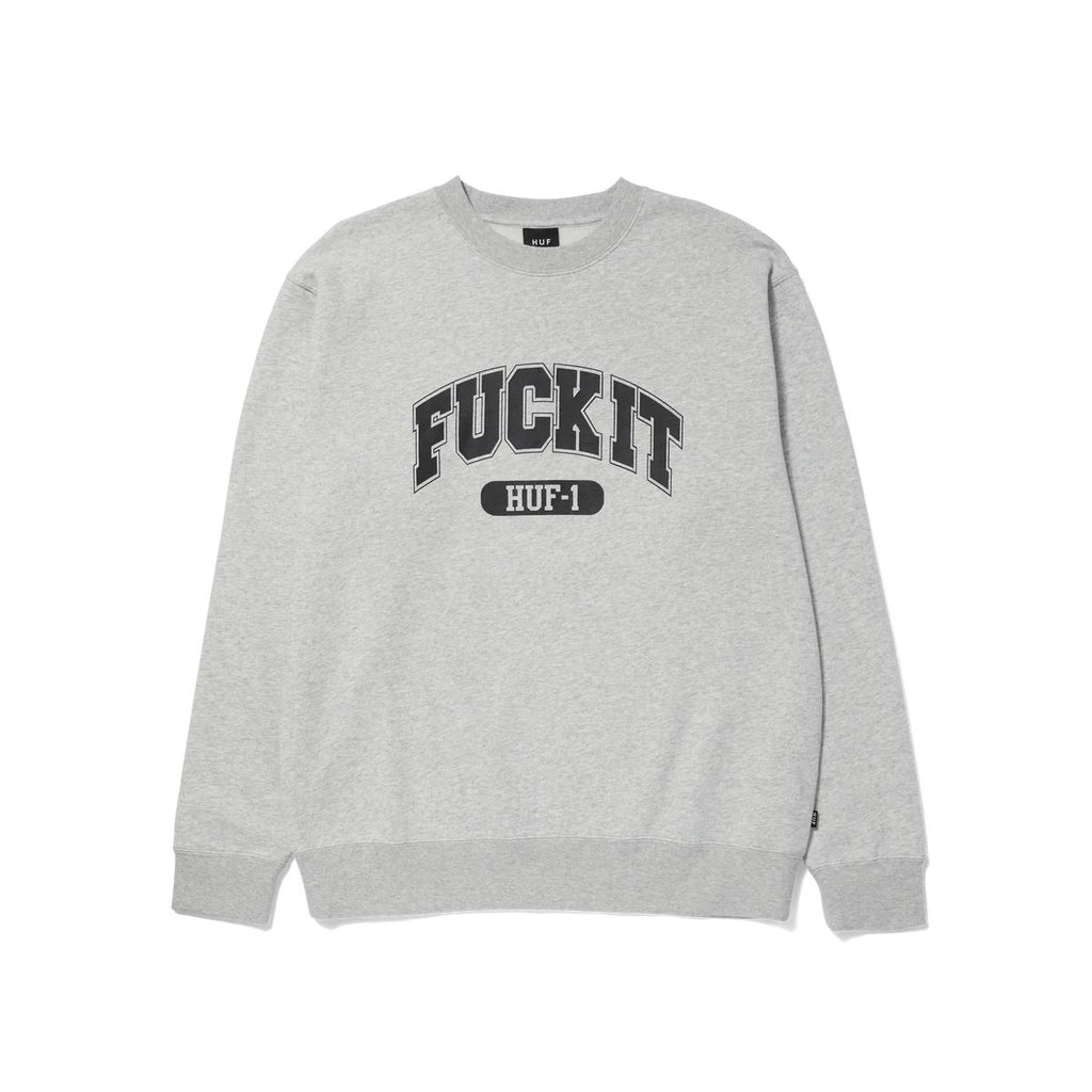 HUF Fuck It Crewneck (Heather Grey)