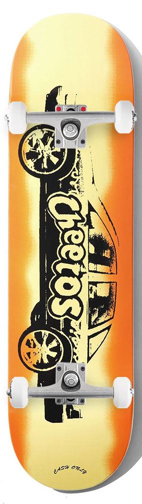 Cash Only Cheetos x Venom Custom Complete Skateboard - 8.25" - Skatewarehouse.co.uk