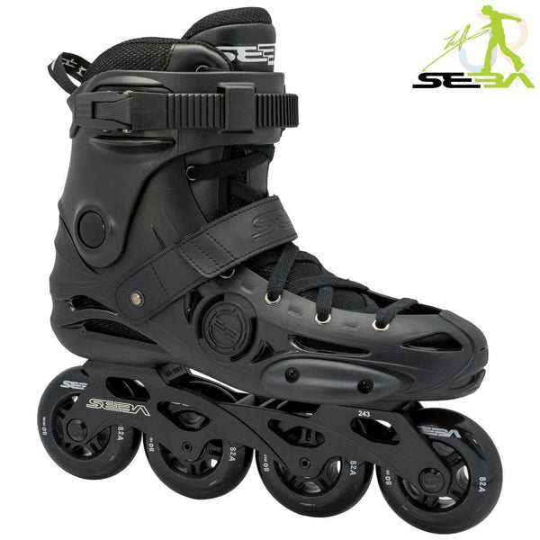 Seba E3 80 Black Inline Skates - Skatewarehouse.co.uk