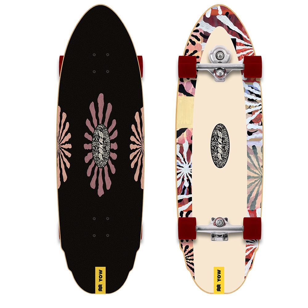 Yow Flame 33" Pukas x Yow Complete Surfskate Cruiser - 33.0" - Skatewarehouse.co.uk