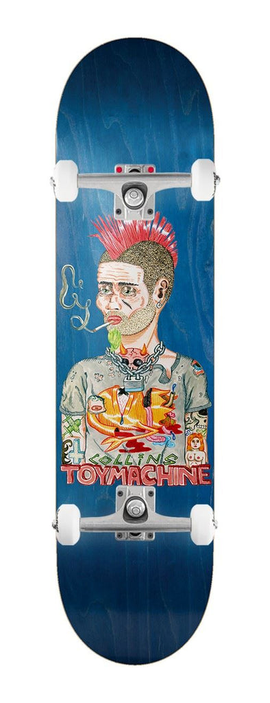 Toy Machine CJ Collins 'Mohawk' x Venom Custom Complete Skateboard - 8.25"
