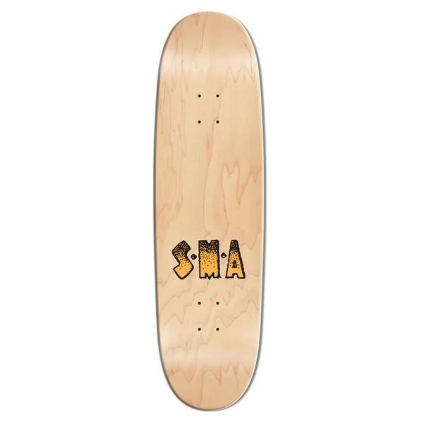 SMA Tuma Pink Stain Bottom ( X ) WB W/LOA Skateboard Deck - 8.875