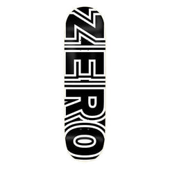 Zero Bold Blk/Wht Skateboard Deck - 8.25"