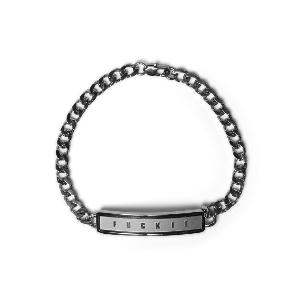 HUF Mini Id Bracelet (Silver) Accessories - L/XL