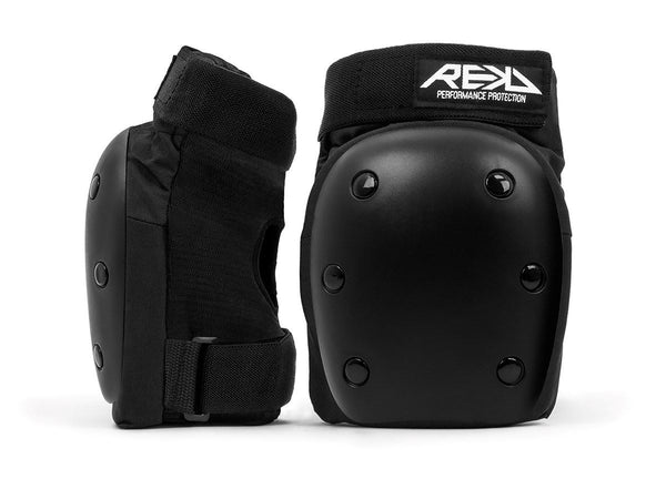 REKD Youth Heavy Duty Double Pad Set - Black / Black