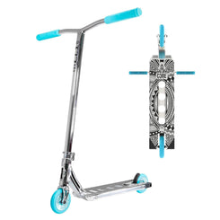 CORE CL1 Complete Stunt Scooter – Chrome/Teal - Skatewarehouse.co.uk