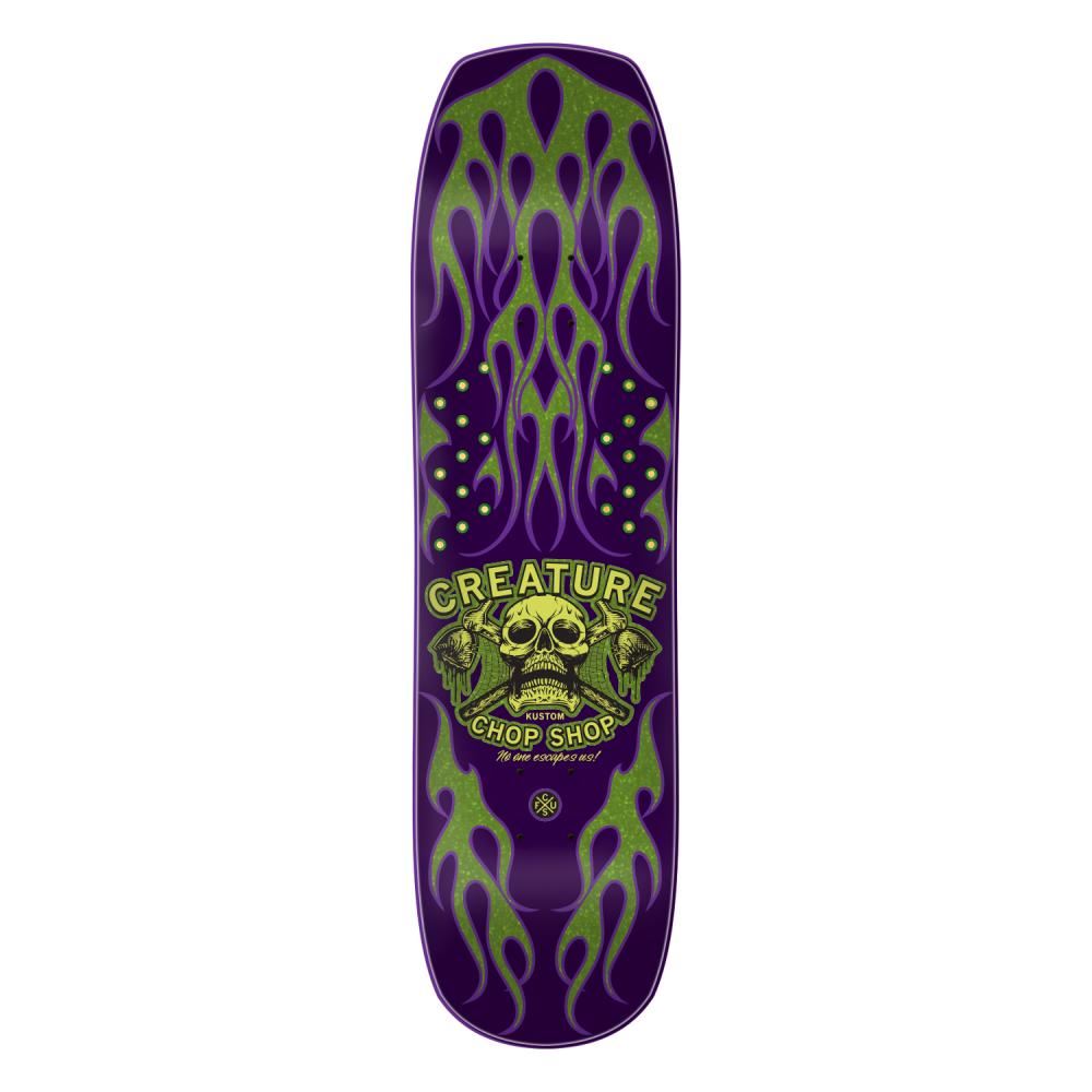Creature Team Chop Shop Flame Skateboard Deck - 8.5" - Skatewarehouse.co.uk