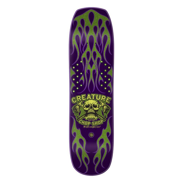 Creature Team Chop Shop Flame Skateboard Deck - 8.5
