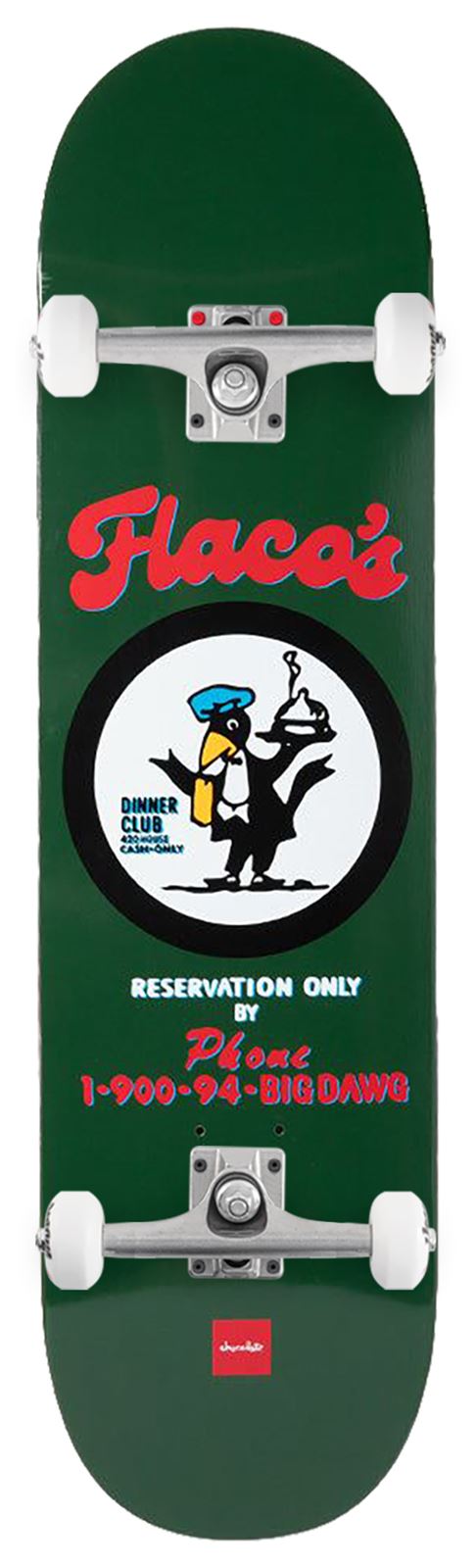 Chocolate Skateboard Flacos Stevie Perez x Venom Custom Complete Skateboard - 8.4